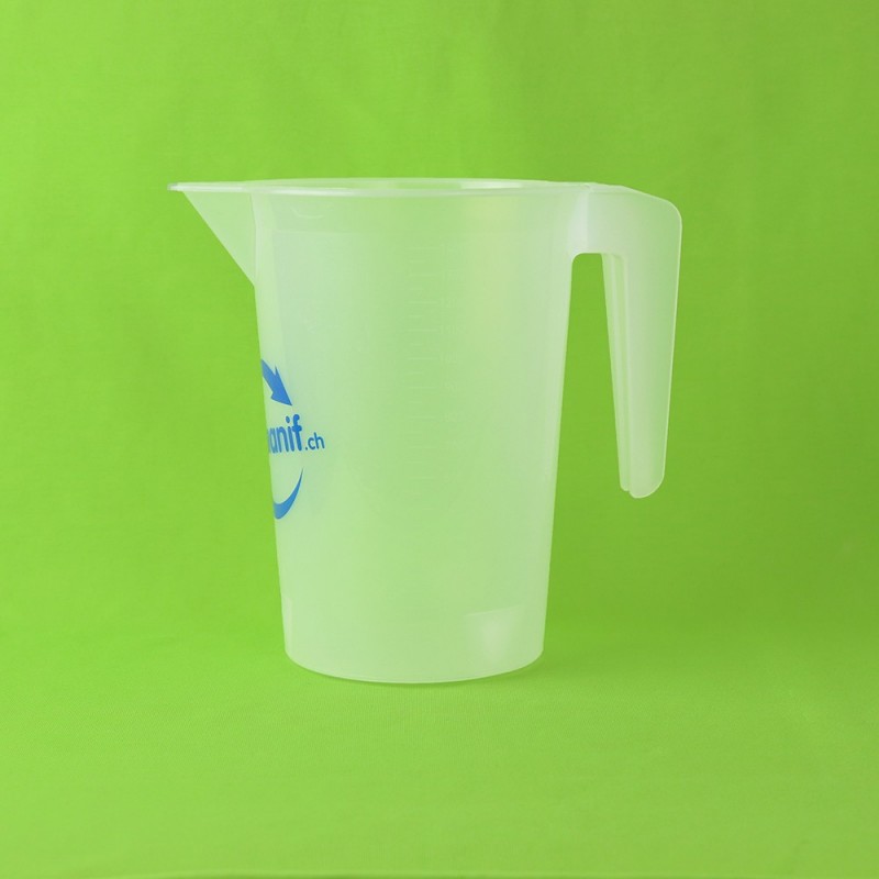 Pichet plastique réutilisable de 1 litre